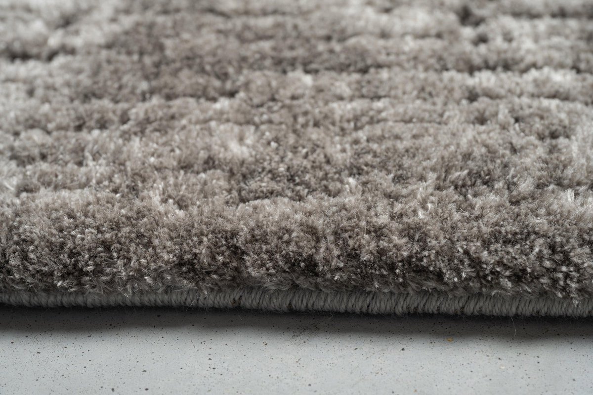 Rugsman Kyoto 014.0500.2121 Vloerkleed - 240 x 340 cm - Taupe - Rechthoekig - Polyester - Eetkamer, Woonkamer, Slaapkamer - Effen - Modern, Landelijk