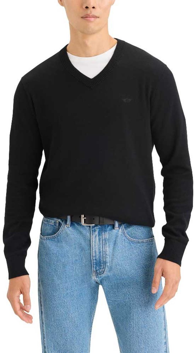 Dockers Trui Met V-hals Zwart M Man