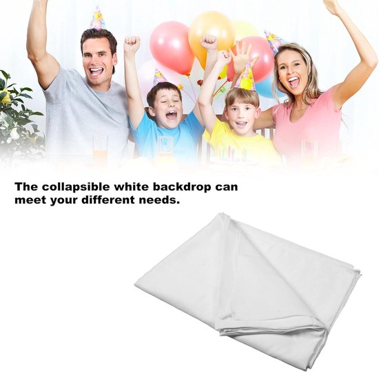 PVC Fotostudio-achtergrond Mat Wit 100x140cm | PVC Achtergronden 100x130cm | Achtergrond Doeken