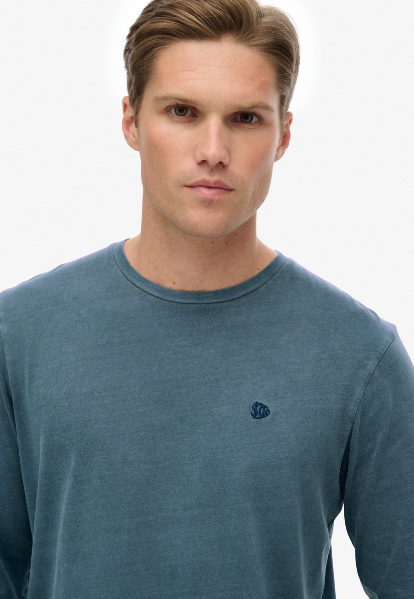 Superdry Classic Essential top Heren Tops Marineblauw