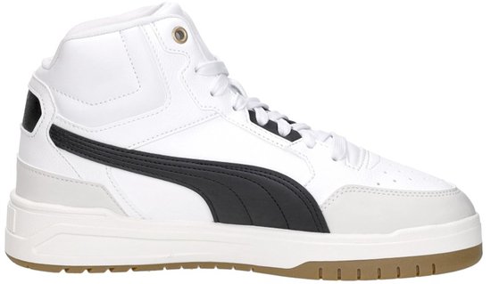 Puma Shuffle Downtown Mid Jr Sneakers - Jongens - Wit - Maat 37