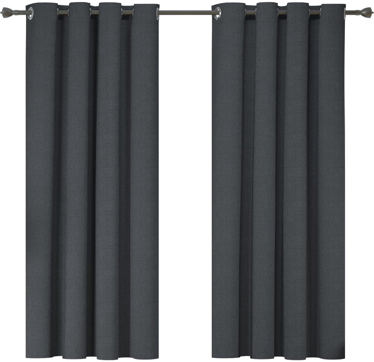 Azomor® Set van 2 stijlvolle thermische verduisteringsgordijnen met isolatie en geluidsdemping
