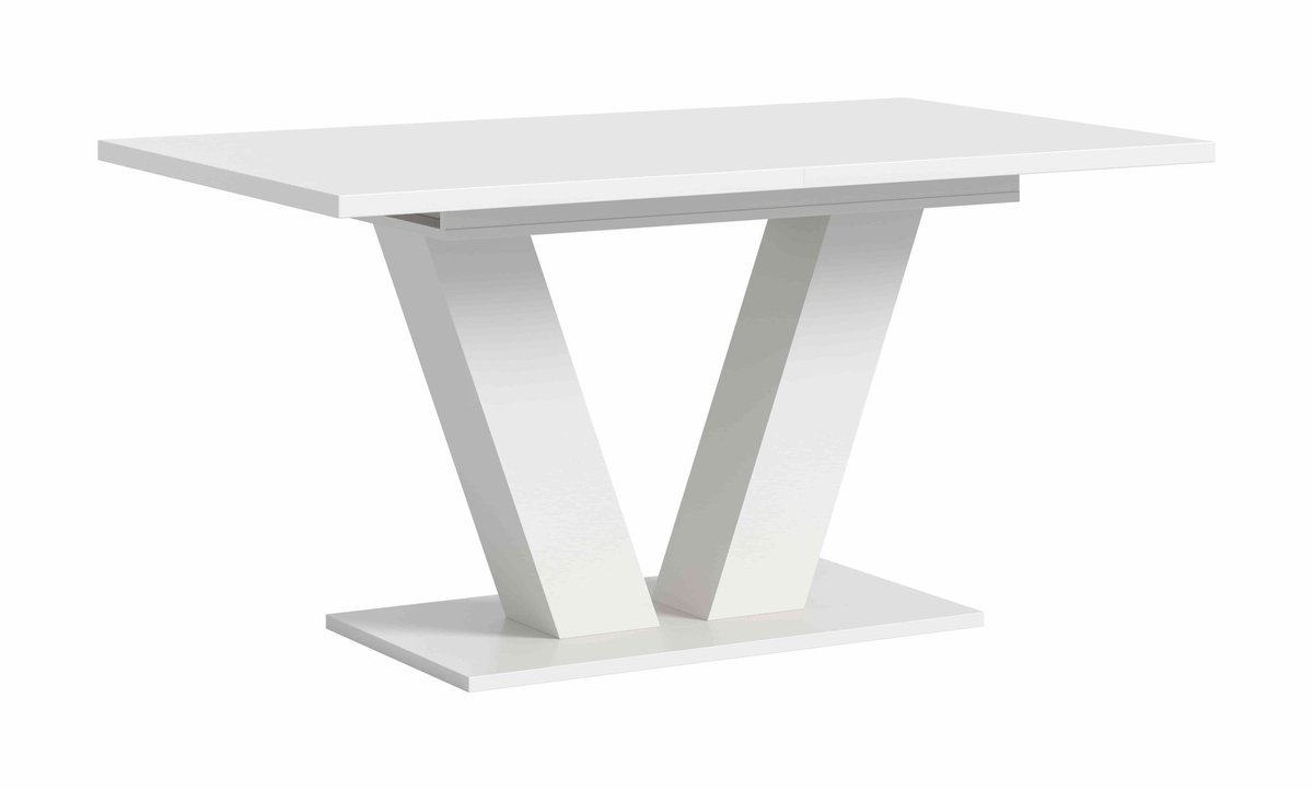 Furnilux Motion eettafel V uitschuifbaar wit NB wit NB - 90x150x76cm