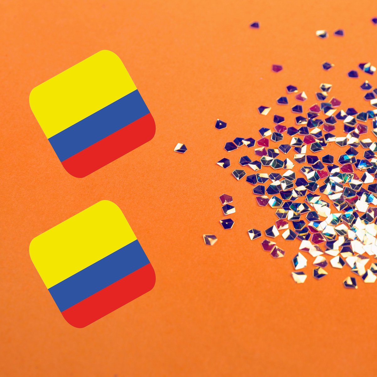 Bierviltjes Colombia - 15x stuks - landen thema - karton - 9 x 9 cm