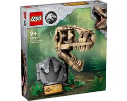 foto van LEGO Jurassic World Dinosaurusfossielen: T. rex Schedel speelgoed voor kinderen - 76964