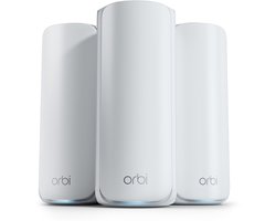 NETGEAR Orbi RBE773 – Mesh WiFi – WiFi Versterker – WiFi 7 – 11000 Mbps – Tri-Band – 3-Pack