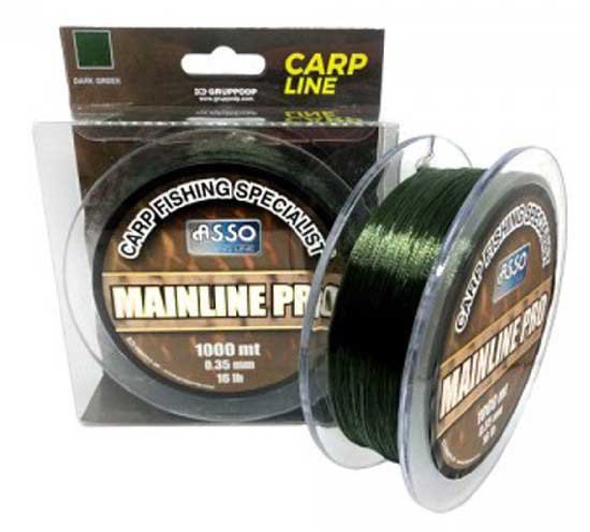 Asso Mainline Pro 1000 M Karperlijn Transparant 0.300 mm