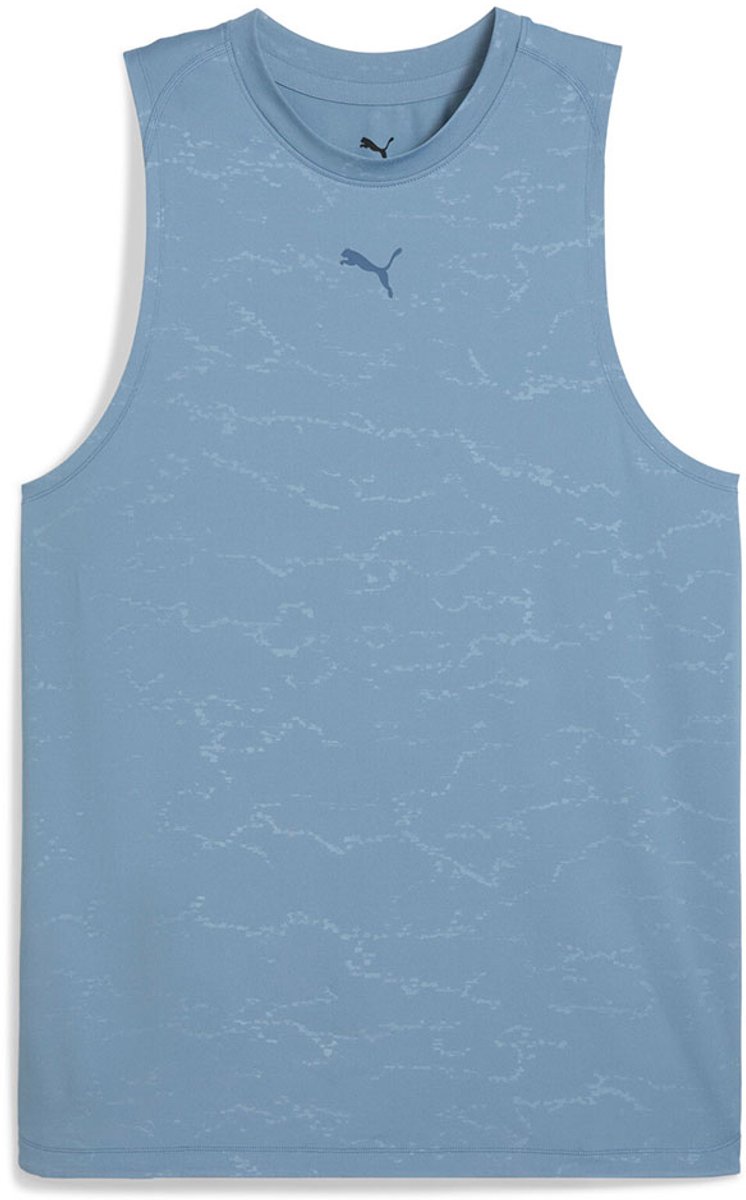 Puma Cloudspun Emboss Mouwloos T-shirt Man Blauw