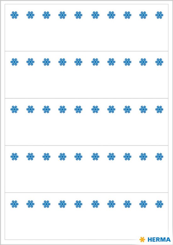 Étiquettes pour congélateur Herma 3770 - 26x40mm - Blanc - 56 pièces