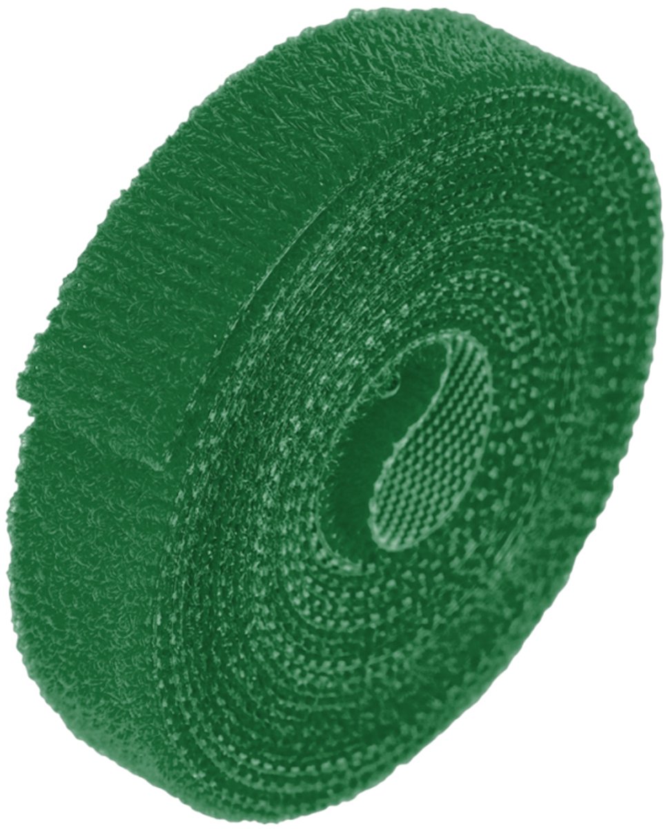 Bradas klittenband 9,5 mm x 5 m groen