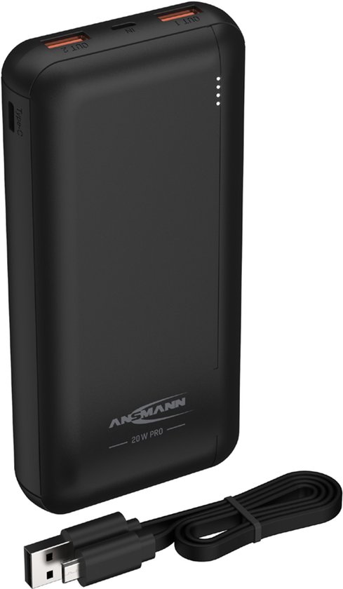 Ansmann Powerbank 10000 mAh PB320PD - Batterij