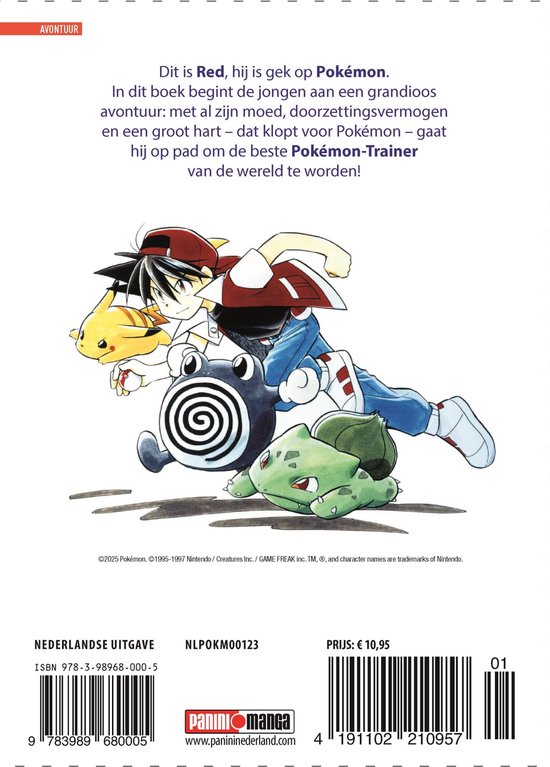 Pokemon Manga - Het grote Avontuur - deel 1 - Nederlands