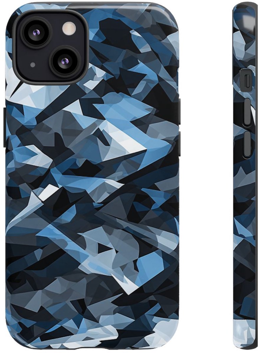 Stedelijk Geometrisch Camouflagepatroon – Telefoonhoesje Geschikt voor iPhone 13