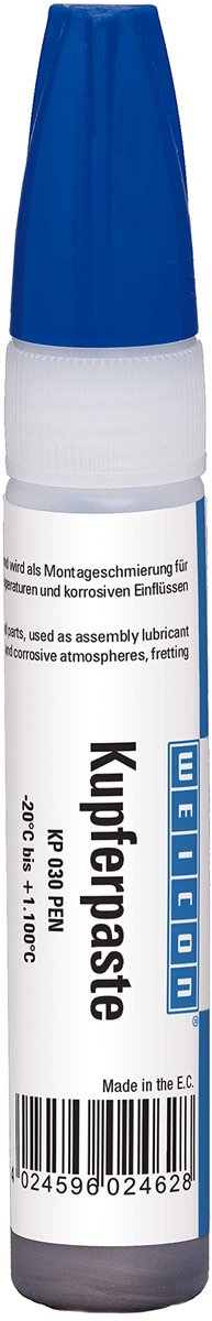 WEICON Kopervet – 30 g – Koperkleurig smeermiddel hoge temperaturen