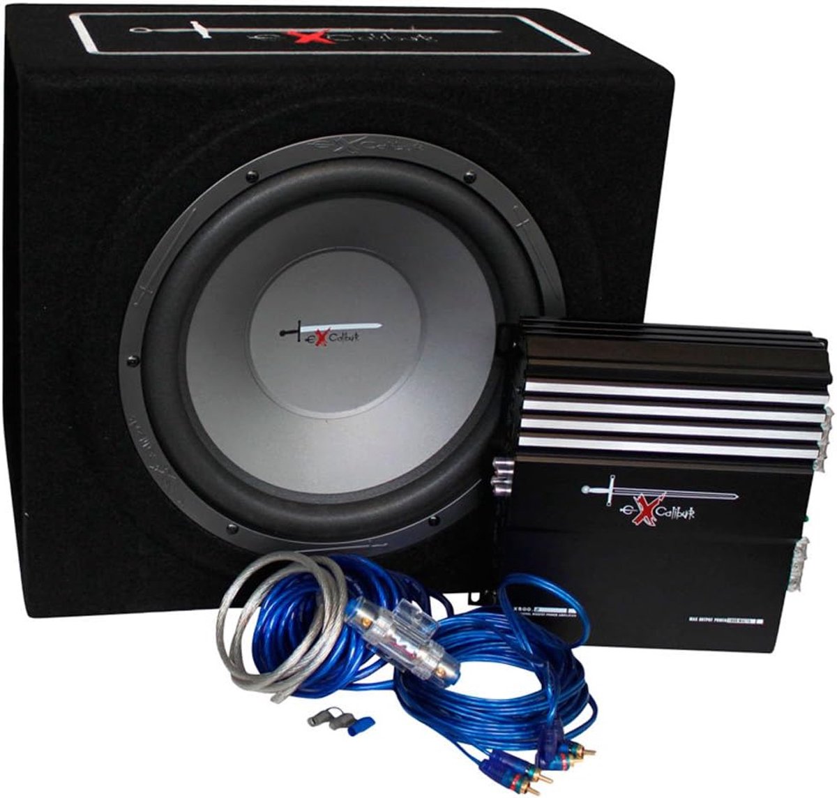 Compleet Audio Pakket met 12-inch Boombox en Versterker (1000W)