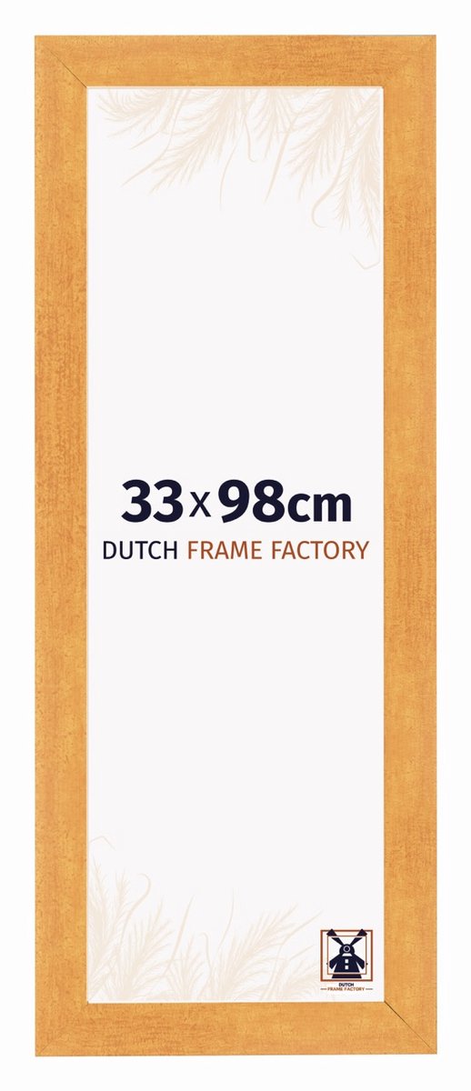 Dutch Frame Factory Fotolijst 33x98 cm - MDF - Oranje - Praag