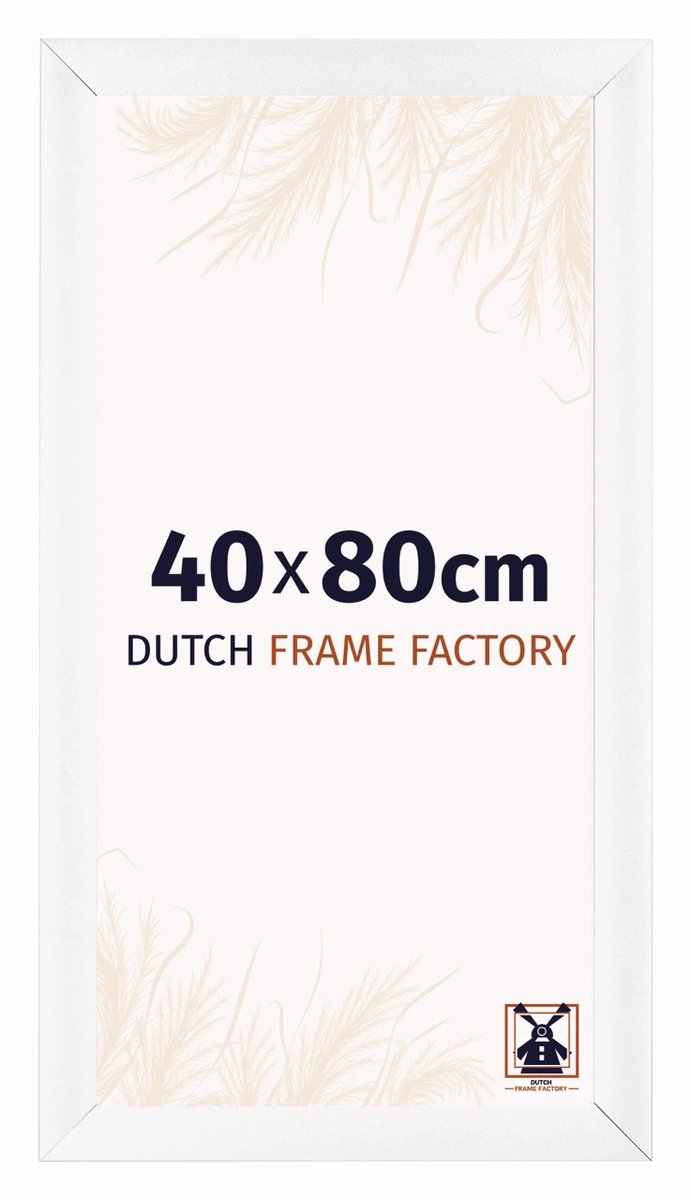 Dutch Frame Factory Fotolijst 40x80 cm - MDF - Wit Mat - Praag