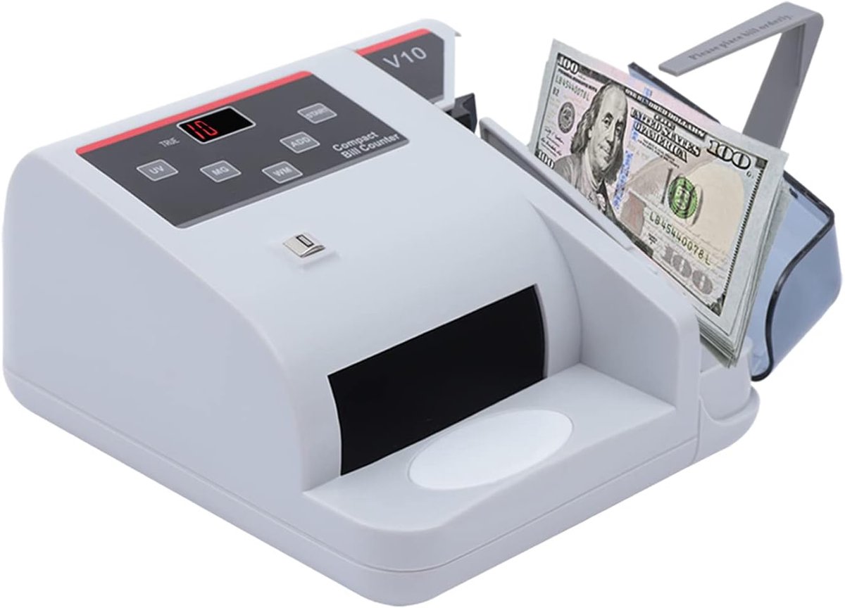 Geldtelmachine 600 Biljetten per Minuut met Meervoudige Detectie