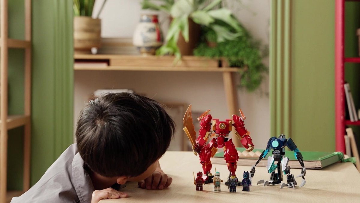 LEGO 71808 NINJAGO Kai's elementaire vuurmecha Actiefiguur Speelgoed voor Rollenspellen — afbeelding 17