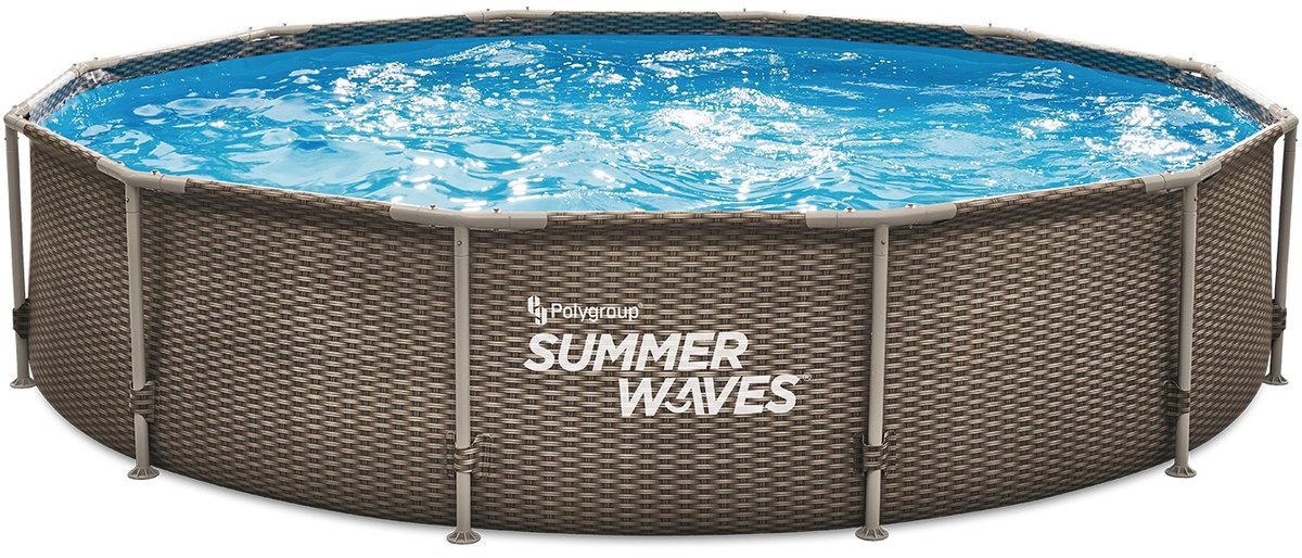 Summer Waves Zwembad - ⌀ 366 cm x 76 cm - Inclusief filterpomp
