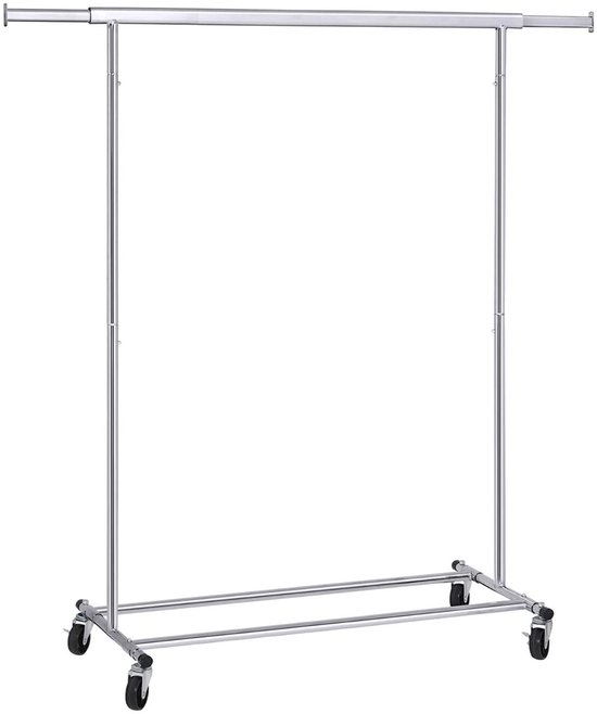 Hoppa! metalen inklapbare kapstok – grijs – 83,5 x 45,4 x 160 cm