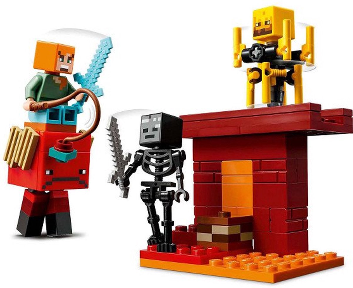 LEGO Minecraft De lavastrijd in de Nether voor kinderen - 21266 — afbeelding 21
