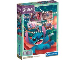Clementoni - Puzzel - 1000 Stukjes - Disney - Stitch - Puzzel voor alle leeftijden