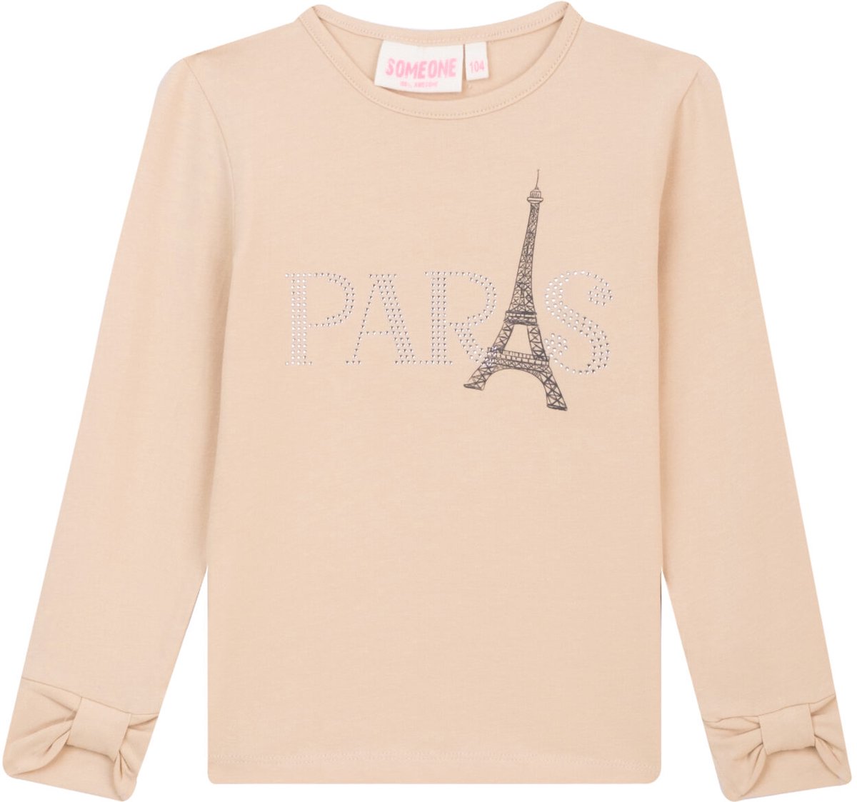 Someone - Meisjes trui - Maat 98 - Meisjes - Beige -