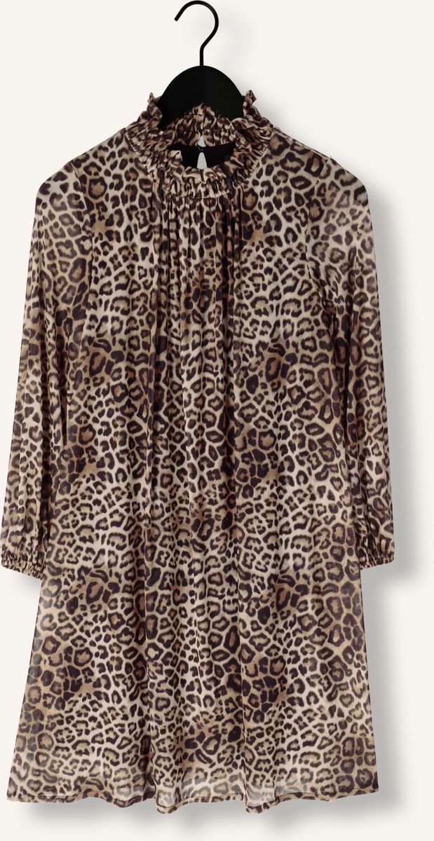 Ana Alcazar Dress Turtleneck Dames - Jurk - Bruin - Maat 34
