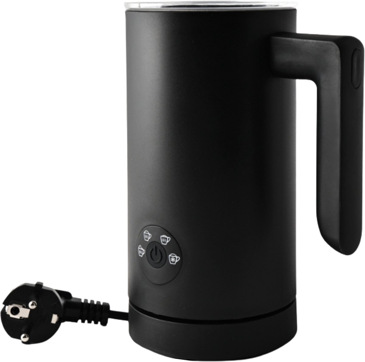 Melkopschuimer Elektrisch – Zwart – 4 Programma’s – Melkverwarmer en Melkklopper Electrisch – Perfect voor Cappuccino, Latte Macchiato en Chocomel — cadeau in Kookcadeaus - foto 5