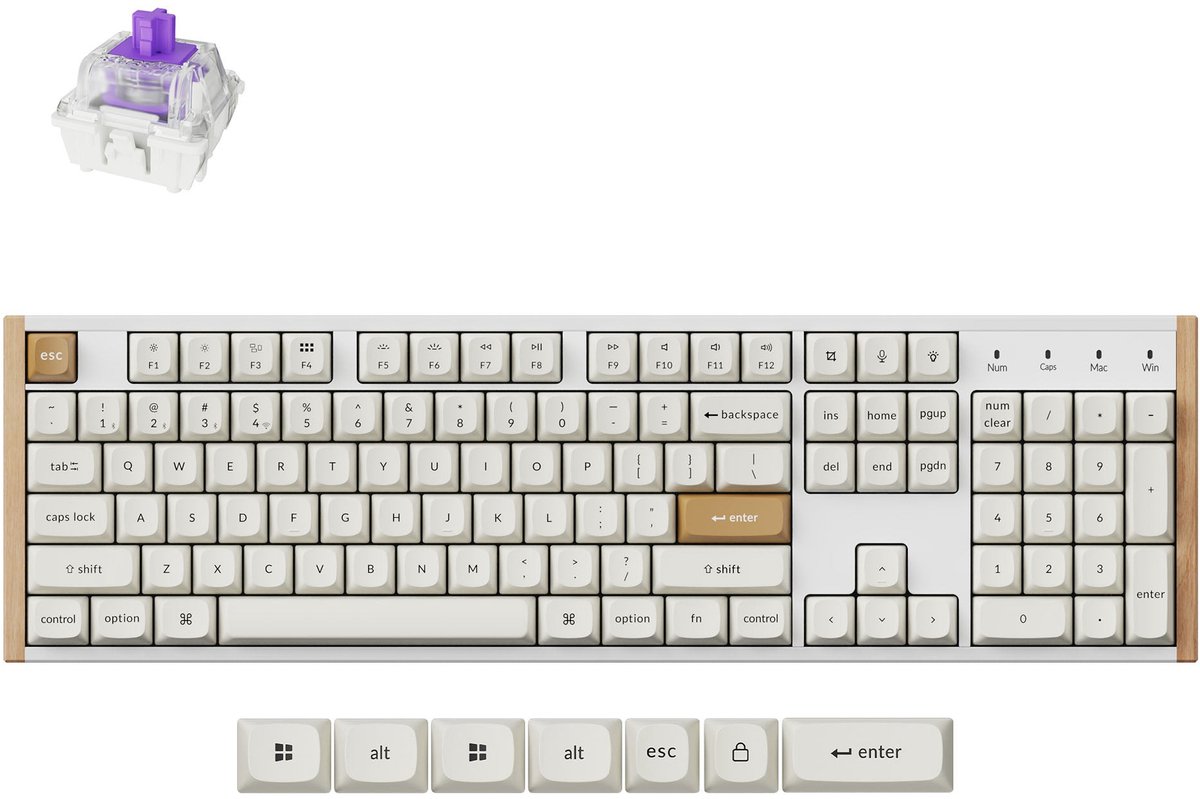 Keychron K10 HE-Q1 toetsenbord