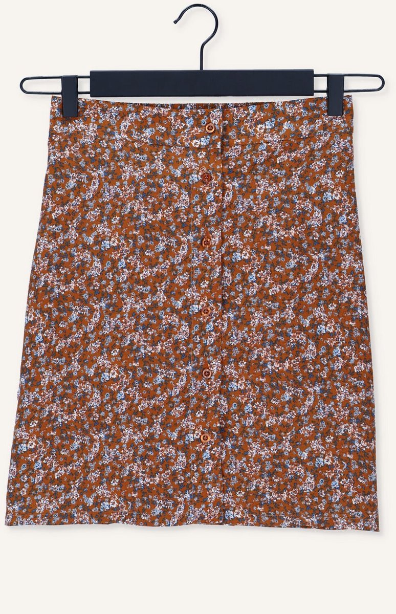 Ydence Skirt Leoni Dames - Korte rok - Bruin - Maat XS