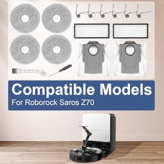 Roborock Saros Z70 R&D Silver | | Robotstofzuigers