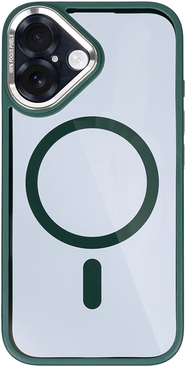 Rixus Classic 04 Case With MagSafe For iPhone 16 Plus Dark Green