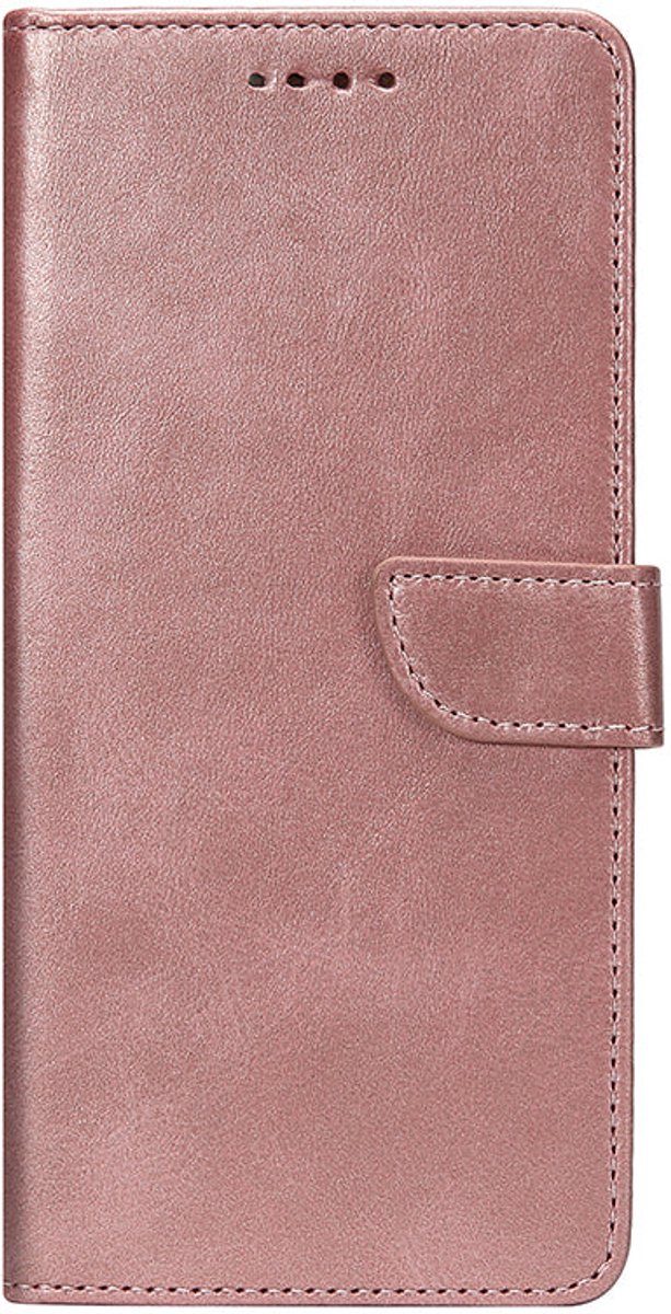 Rixus Bookcase For Samsung Galaxy S23 Pink