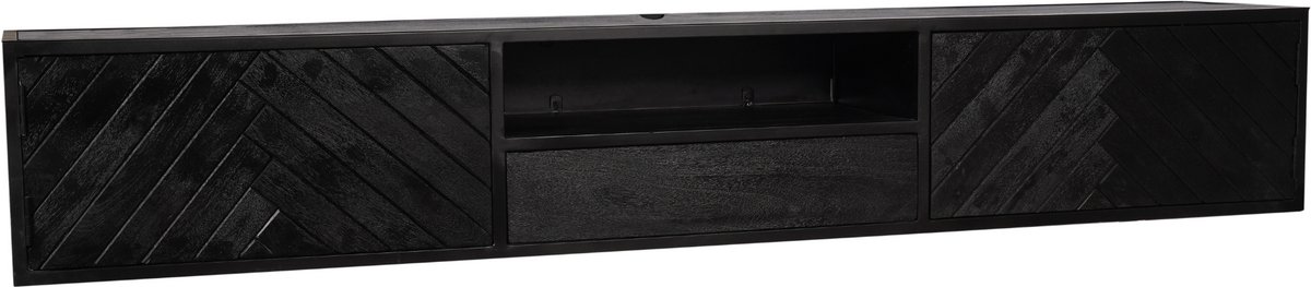 Starfurn - Tv meubel New York - Zwart - 35x240x33 cm