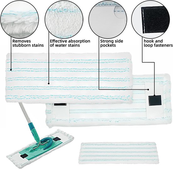 Leifheit Nettoyage - Set balai à franges Clean Twist Disc Mop Ergo Leifheit Nettoyage - Set balai à franges Clean Twist Disc Mop Ergo