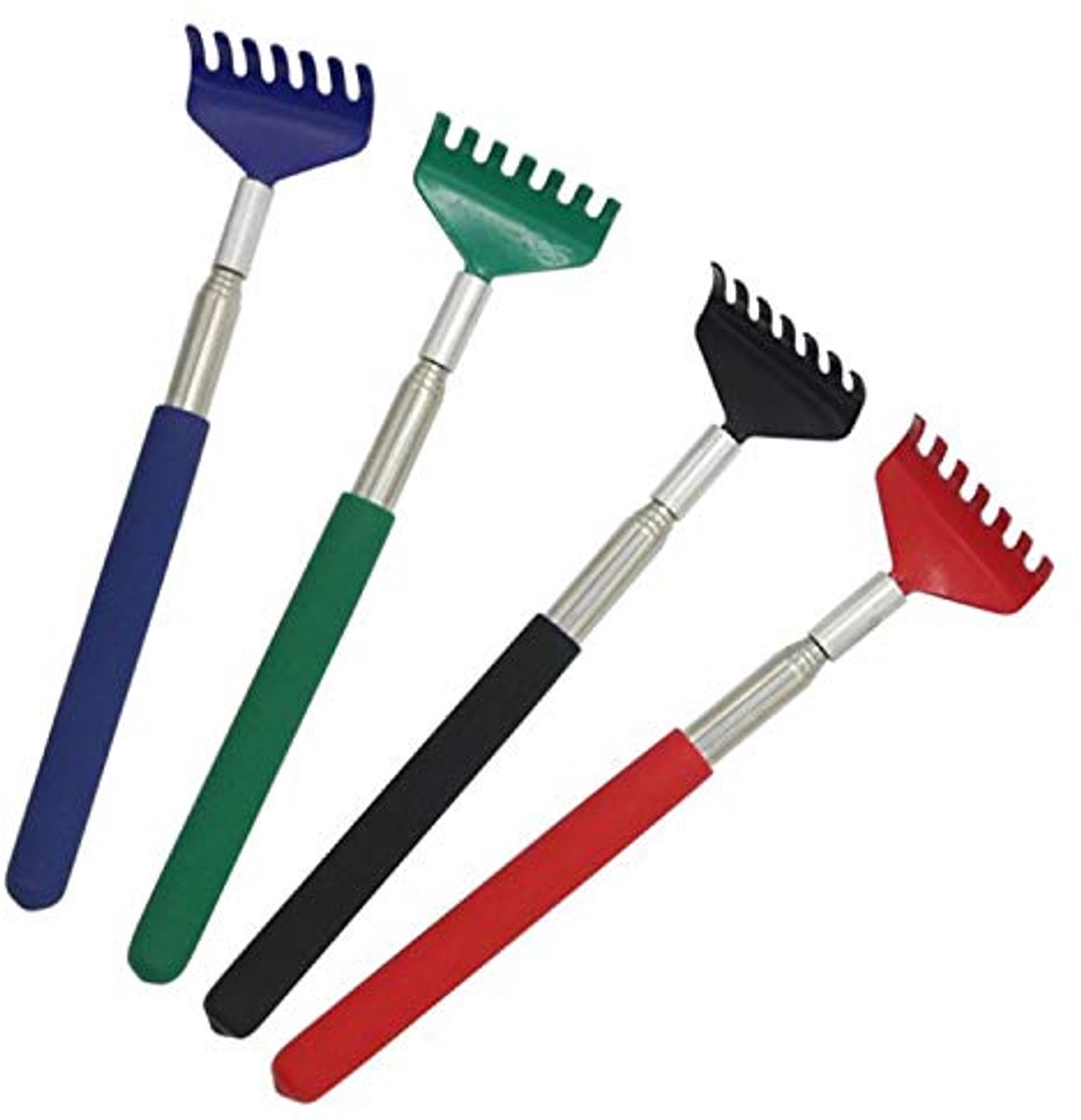 Uitschuifbare Back Scratcher – 4 Stuks Draagbare Massage Tool voor Rug, Hoofd en Benen