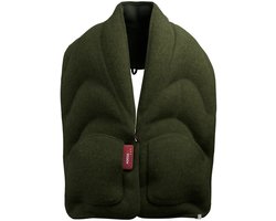 Stoov Kokoon³ XL - Verwarmde sjaal - Original Moss Green - 3 warmtestanden tot 58°C - Flex | 4 tot 6.5 uur