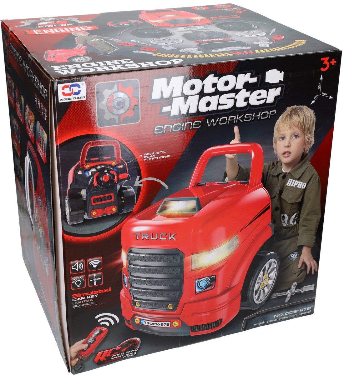 Motorblok met Licht en Geluid