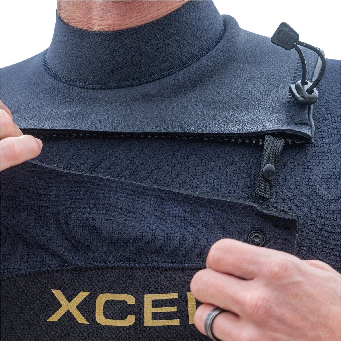 2025 Xcel Heren Comp + 5/4mm Borst Ritssluiting Wetsuit - B