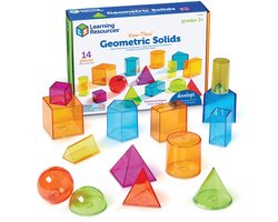 Learning Resources View-Thru® Geometric Solids (Set van 14) - 3+