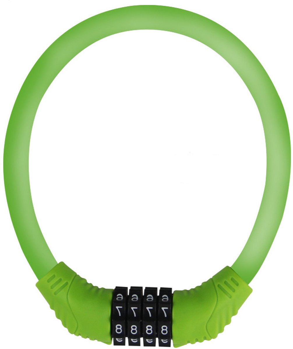 hbs fietsslot-H5-042-GRN - Cijferslot - 420 mm - Groen