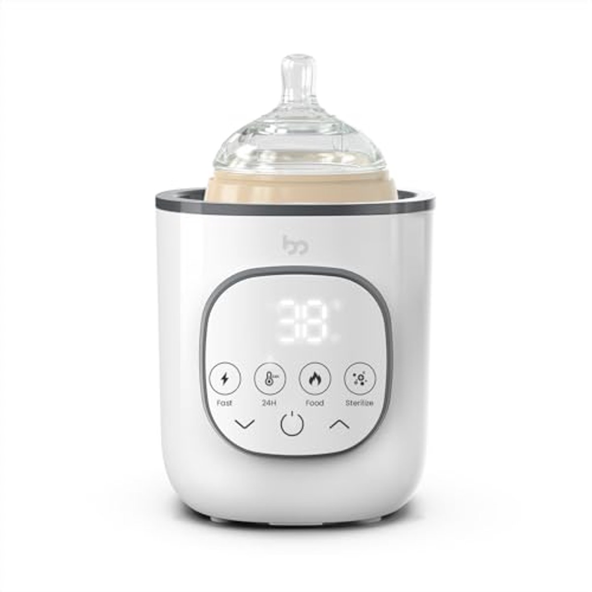 Elektrische Flessenwarmer 8-in-1 voor Baby's met Intelligente Temperatuurregeling