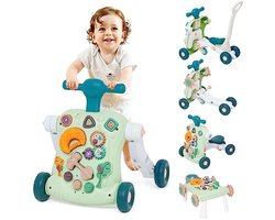 6-in-1 Loophulp voor Baby's - Leer Lopen en Spelen met Een Activiteitstafel