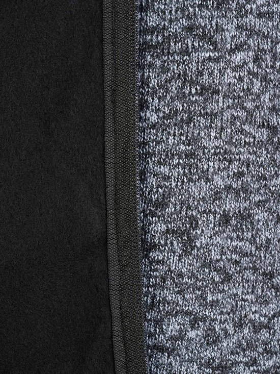 Bjornson - Gilet d'hiver en maille torsadée anthracite Gus Bjornson - taille 6XL