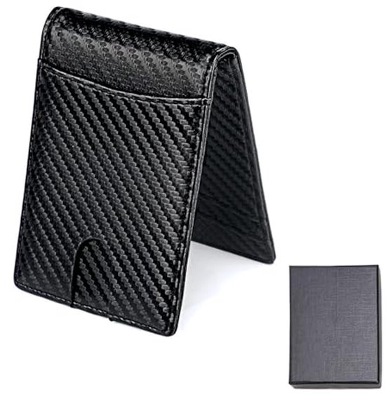 Ögon Creditcardhouder Carbon taffeta