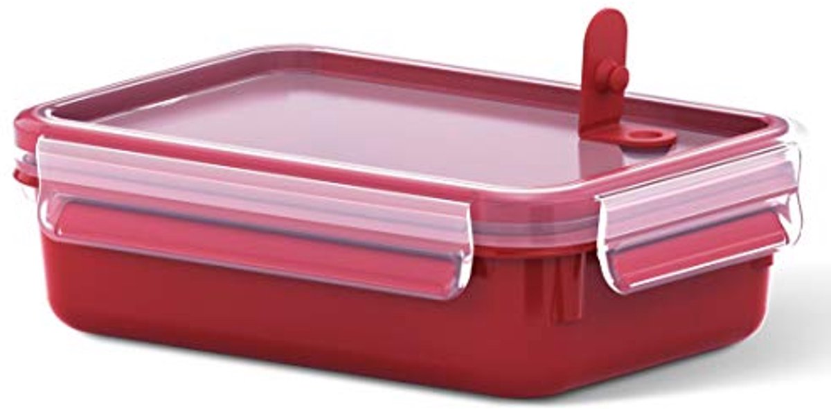 Magnetron Can Clip | 0.8 L | Lunchbox met Ventiel | Maatbeker Geïntegreerd | Dubbelzijdig