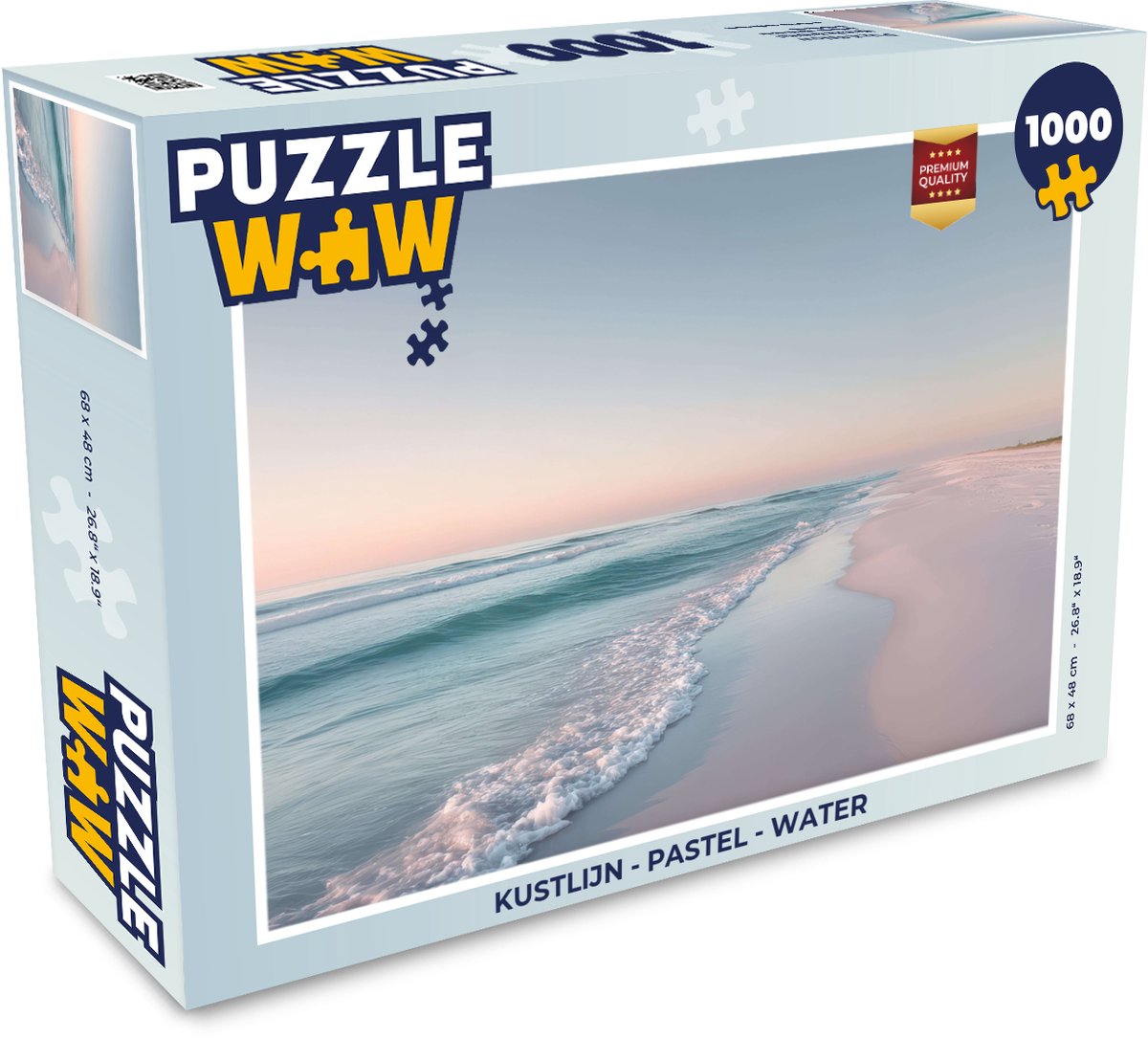 Kustlijn - Pastel - water