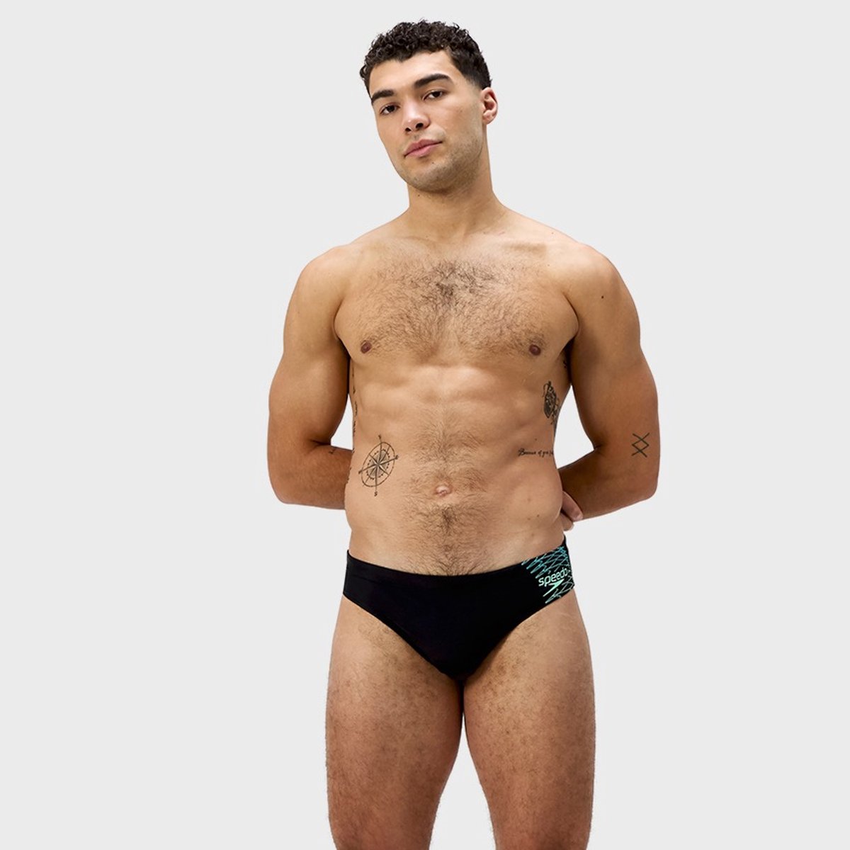Speedo Medley Logo 7 Cm Zwemslip Zwart UK 38 Man — afbeelding 10